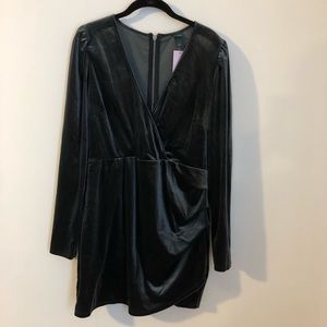 Velvet Long sleeve dress